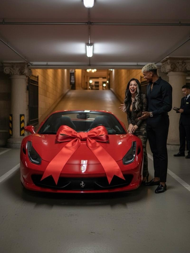 Lamine Yamal le regala un Ferrari a Nicki Nicole por su cumpleaños Lamine Yamal le regala un Ferrari a Nicki Nicole por su cumpleaños